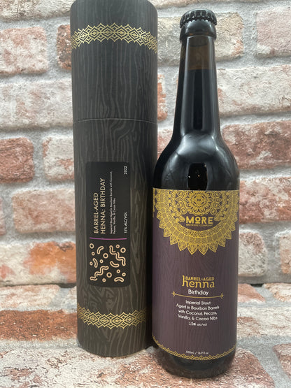 More Brewing Barrel-Aged Henna: Birthday 2022 Stout – 50 CL