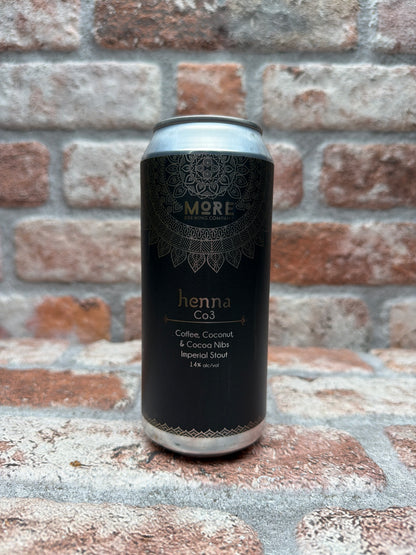 More Brewing Company Henna: Co3 Stout - 47.3 CL (1 pint)