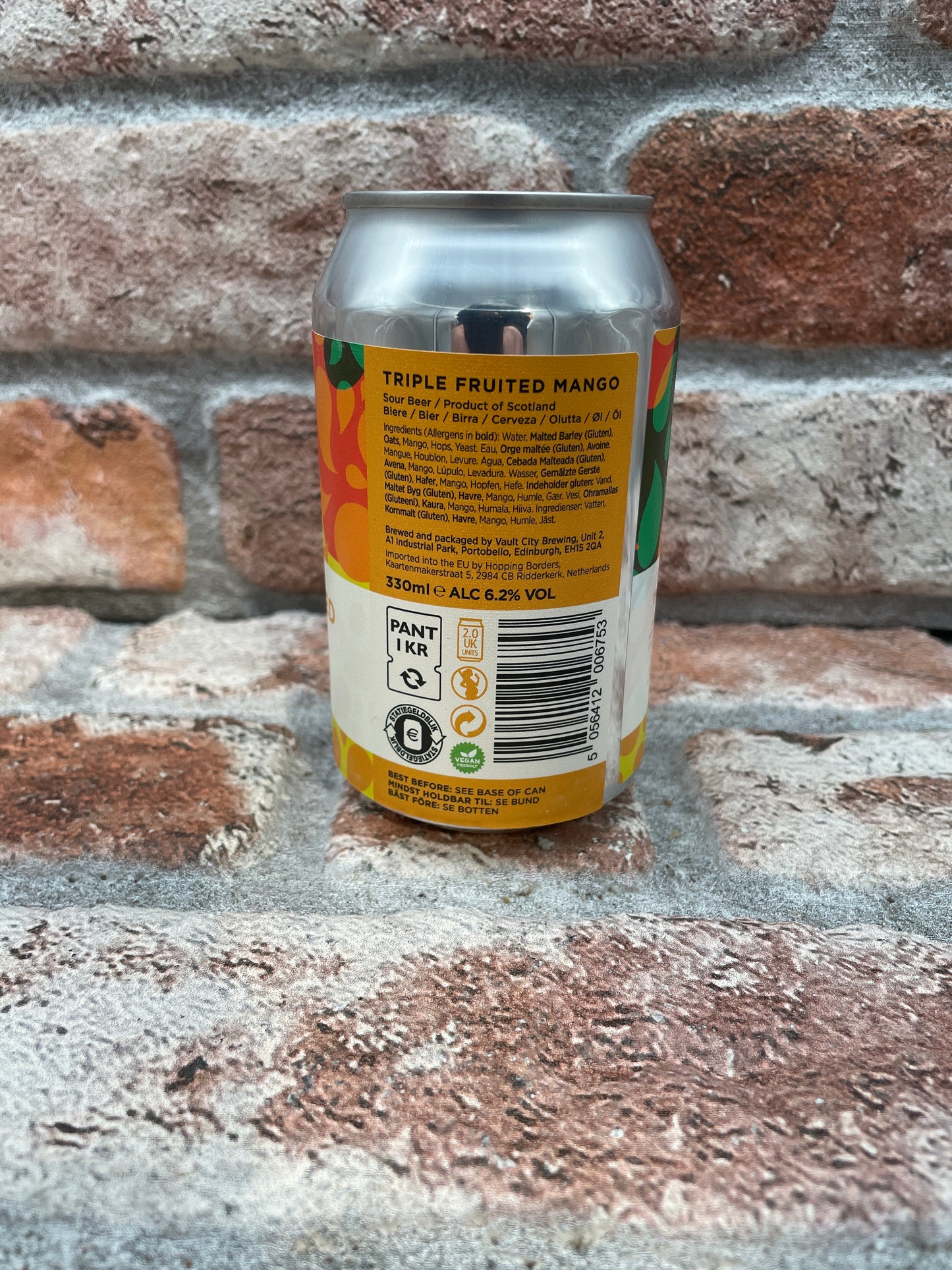 Vault City Dreifach Fruchtiger Mango Sour - 33 cl