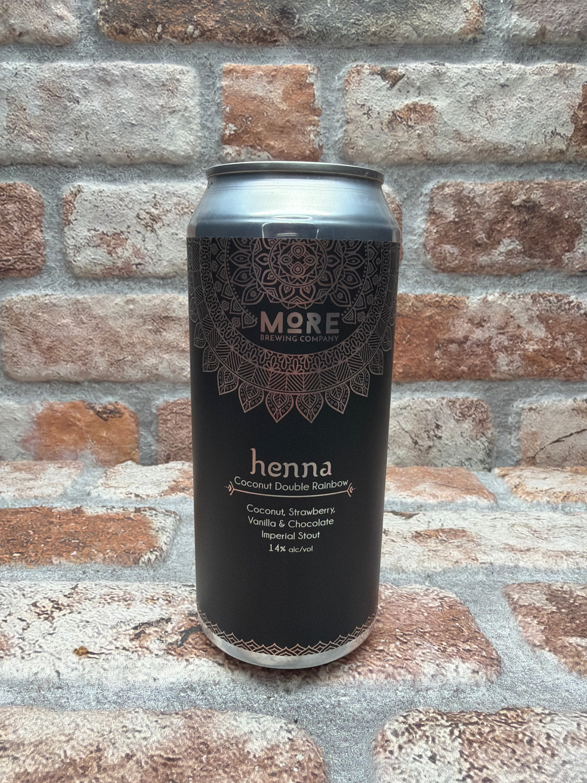 More Brewing Company Henna: Coconut Double Rainbow Stout - 47.3 CL (1 pint)