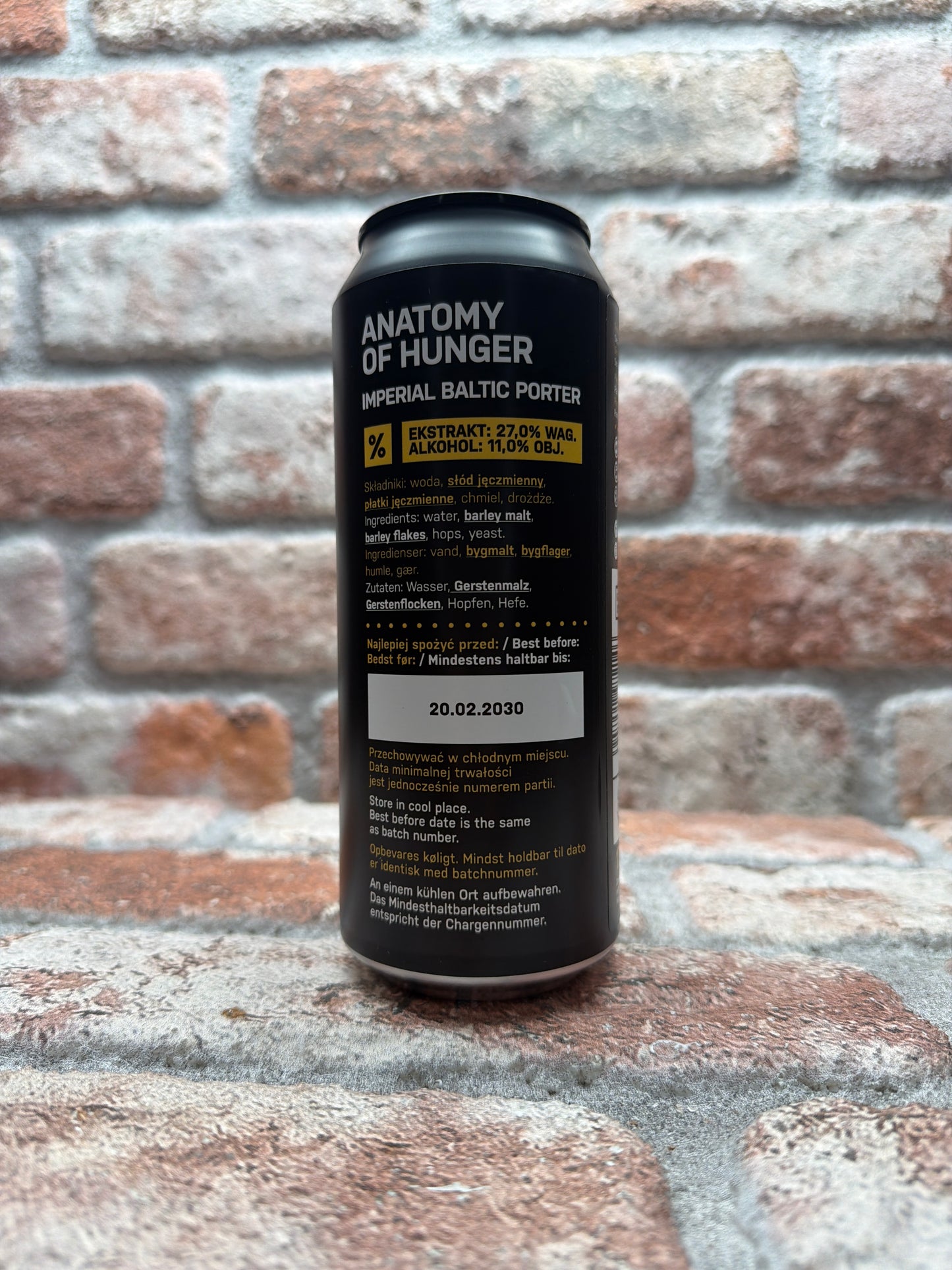 Piwne Podziemie / Beer Underground Anatomy of Hunger Porter - 50 CL
