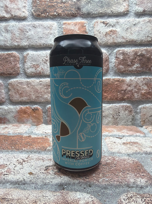 Phase Three Brewing Pressed - Coconut Porter - 47.3 CL (1 pint)
