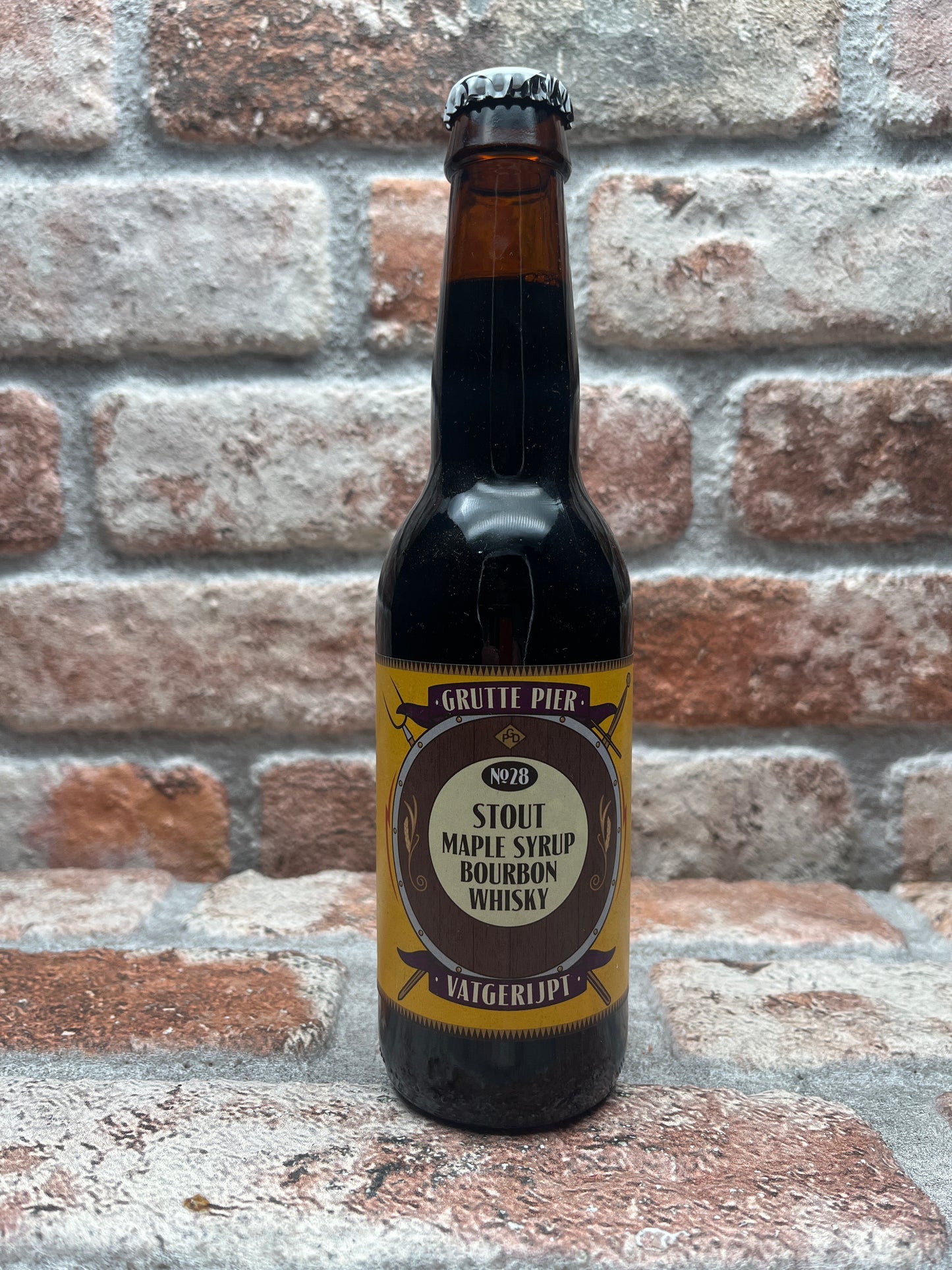 Grutte Pier Vatgerijpt #28 Stout Maple Syrup Bourbon Whisky Stout - 33 CL