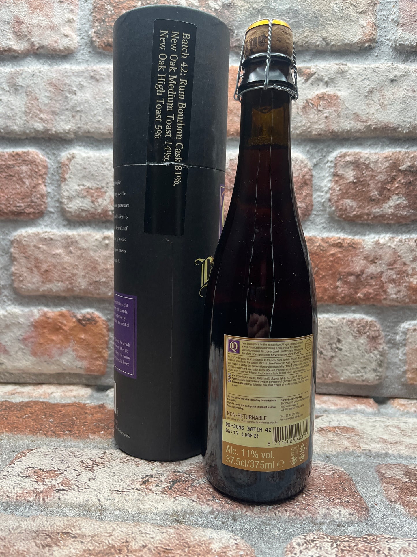 La Trappe Oak Aged Batch #42 2021 Quadrupel - 37,5 CL