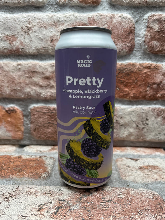Magic Road Pretty – Ananas-Brombeere &amp; Zitronengras Sour – 50 cl