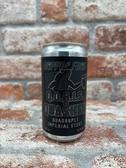 Hoppin'Frog QORIS The Quasher Quadruple Oatmeal-Imperial Stout – 20 cl