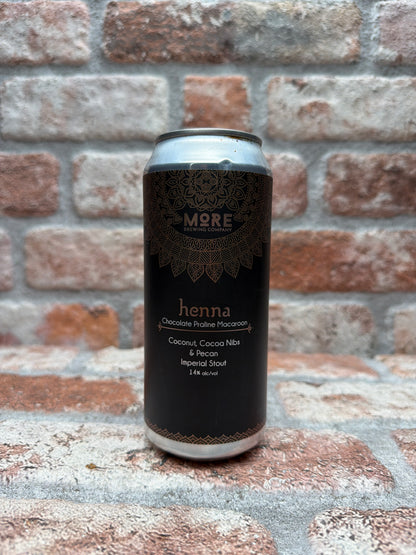More Brewing Company Henna: Chocolate Praline Macaroon Stout - 47.3 CL (1 pint)
