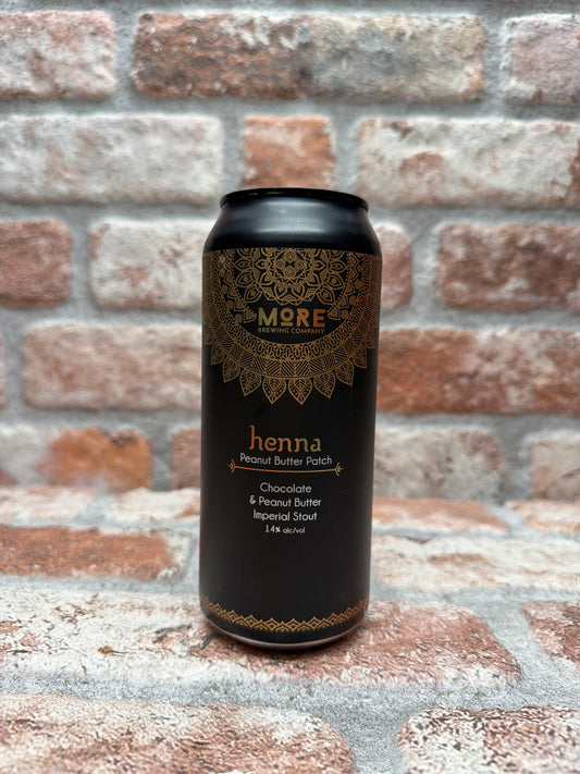 More Brewing Company Henna: Peanut Butter Patch Stout - 47.3 CL (1 pint)