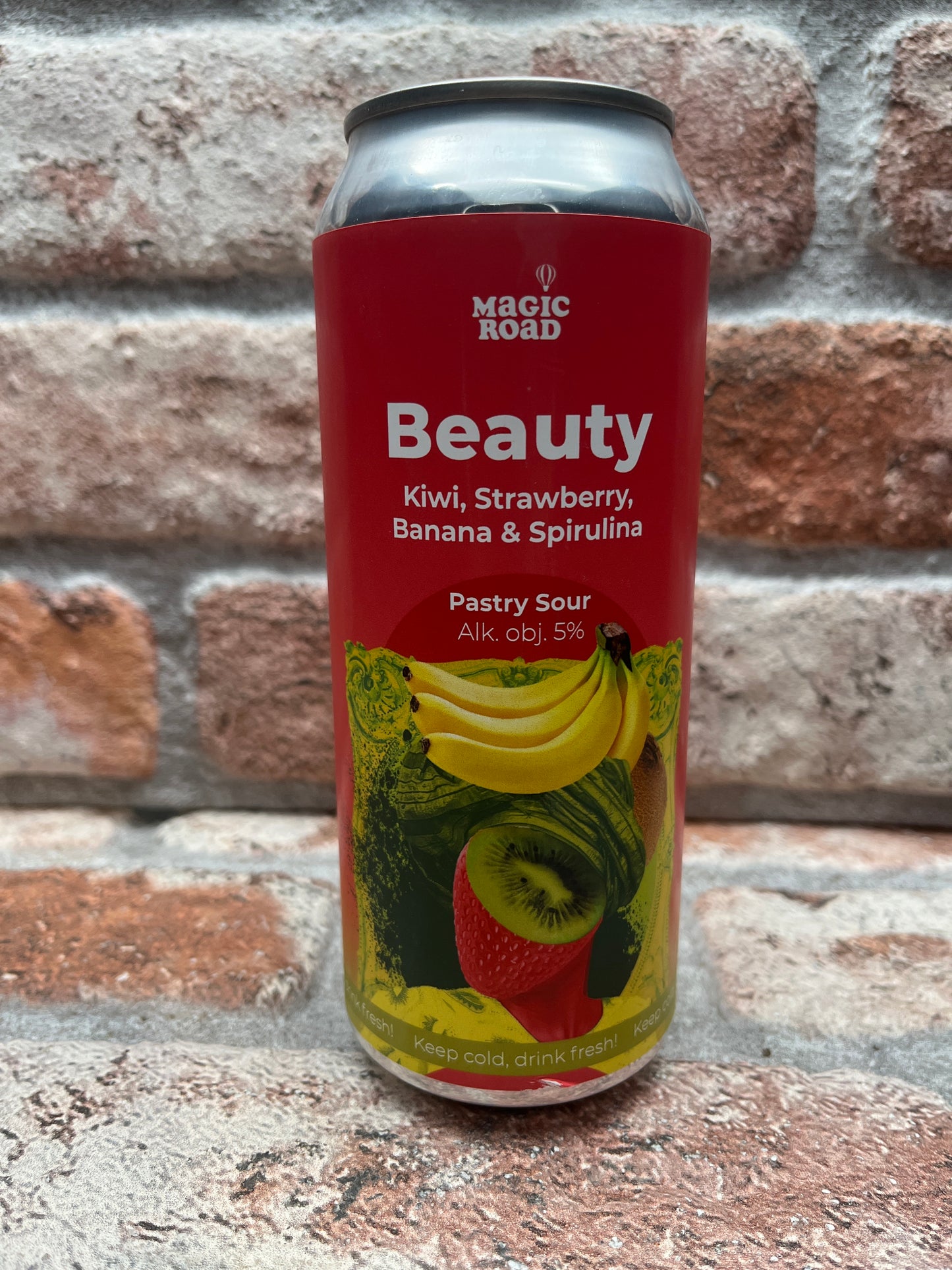 Magic Road Beauty - Kiwi, Erdbeere, Banane &amp; Spirulina Sour - 50 CL