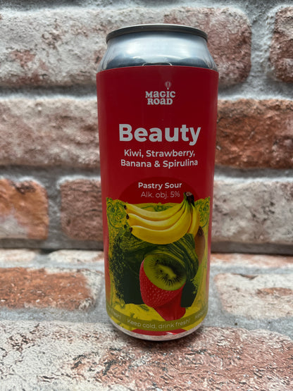 Magic Road Beauty - Kiwi, Erdbeere, Banane &amp; Spirulina Sour - 50 CL