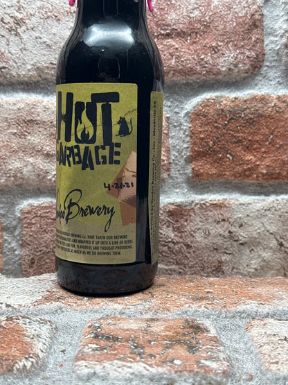Voodoo Brewing Company Hot Garbage Aged In French Oak Bourbon Cognac Casks [Pink Wax] Stout - 35 CL