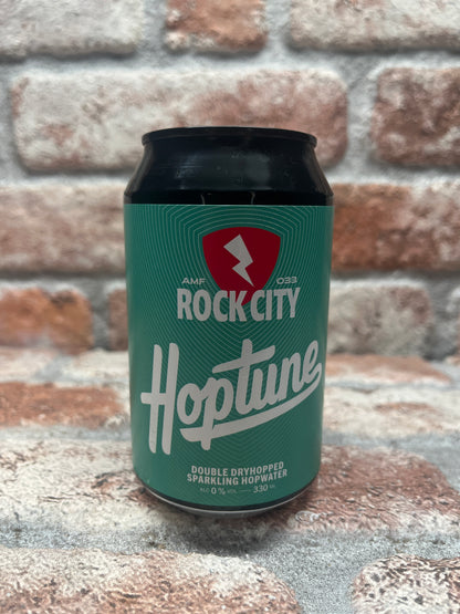 Rock City Hoptune Double Dryhopped Sparkling Hopwater Alkoholfrei - 33 CL