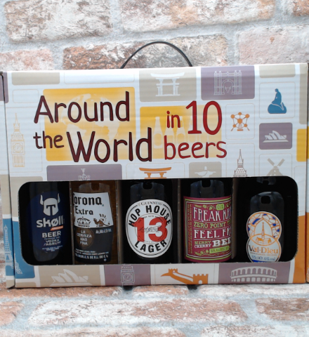 Cadeaupakket Around the World in 10 Beers - 33 CL