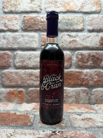 Pips Meadery Black & Cran Medebier - 37.5 CL