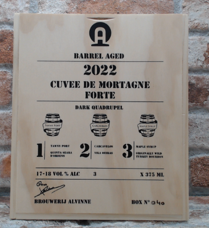 Alvinne Cuveé De Mortagne Forte Barrel Aged 2022 3 Flaschen inkl. Box - 37,5 CL