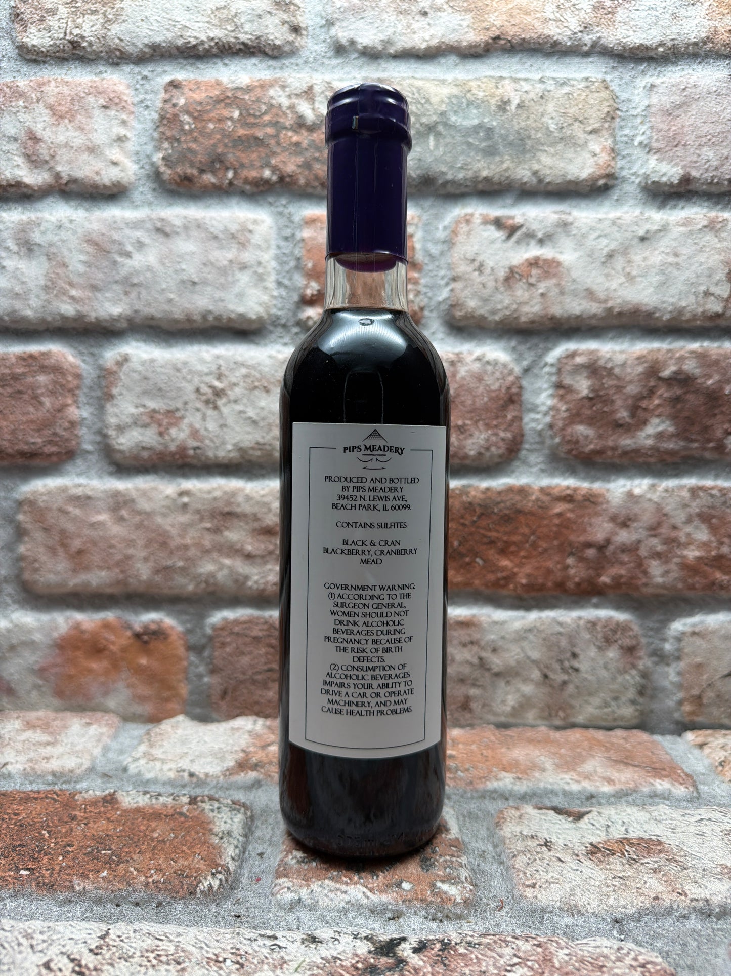 Pips Meadery Black & Cran Medebier - 37.5 CL