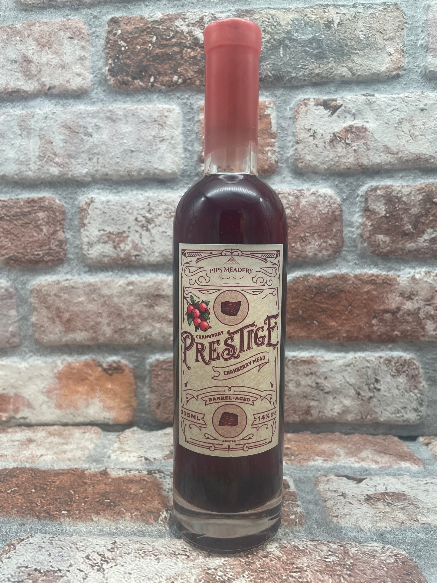 Pips Meadery Cranberry Prestige Met-Bier – 37,5 cl