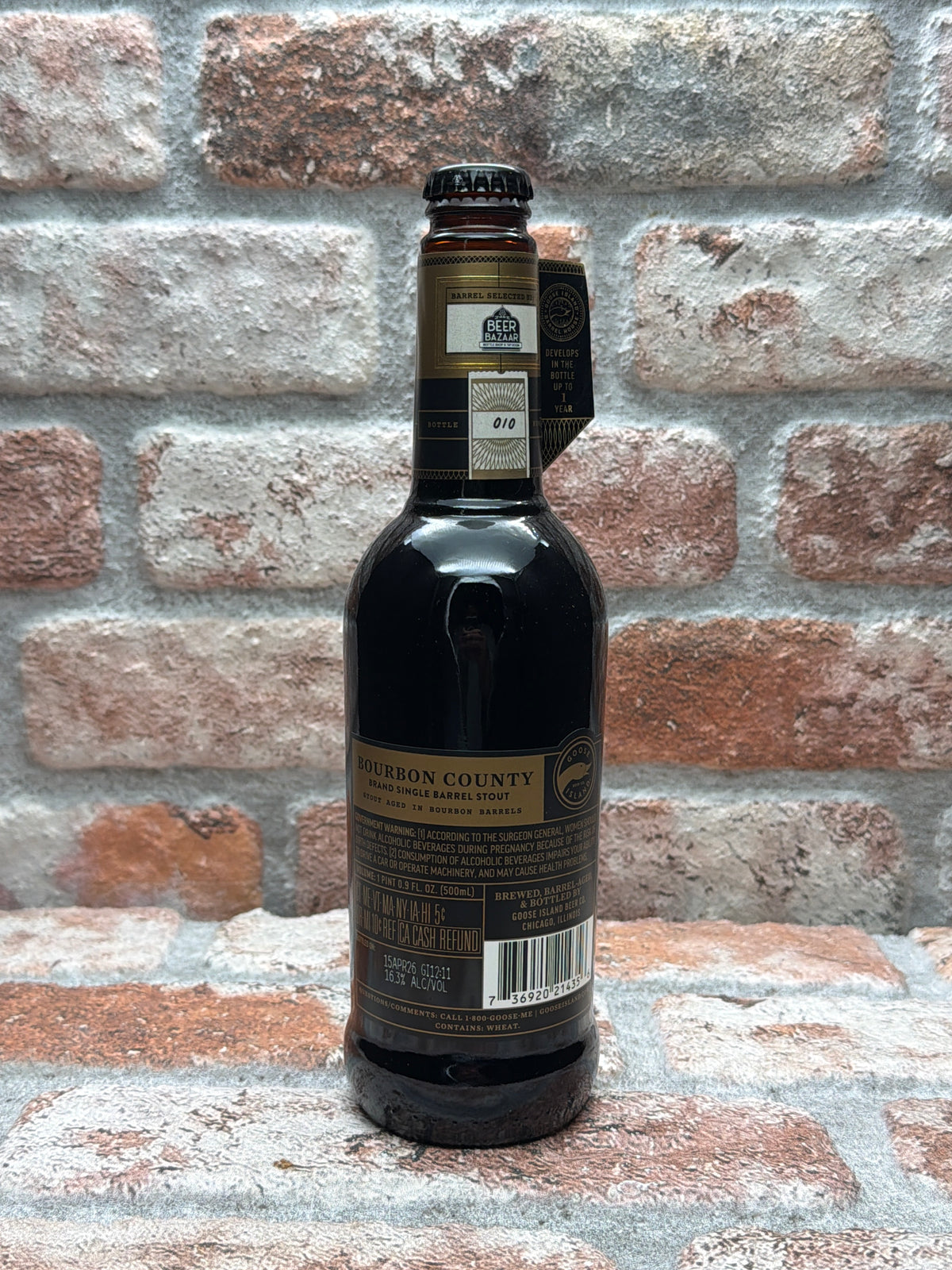 Goose Island Beer Co. 2026 Bourbon County Brand Single Barrel Stout - Beer Bazaar - 50 CL