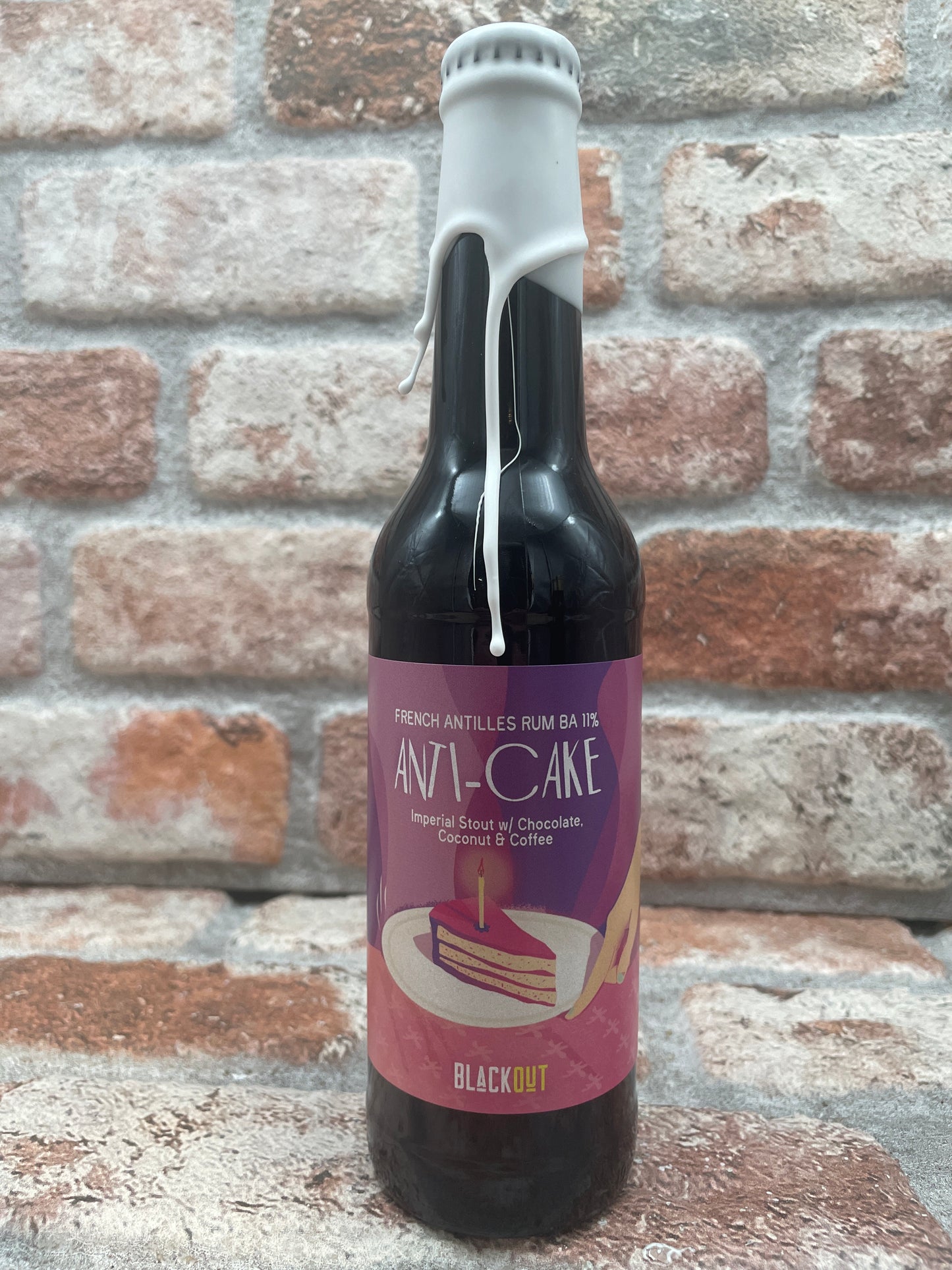 Blackout Brewing Anti-Cake BA Französische Antillen Rum Stout – 33 cl