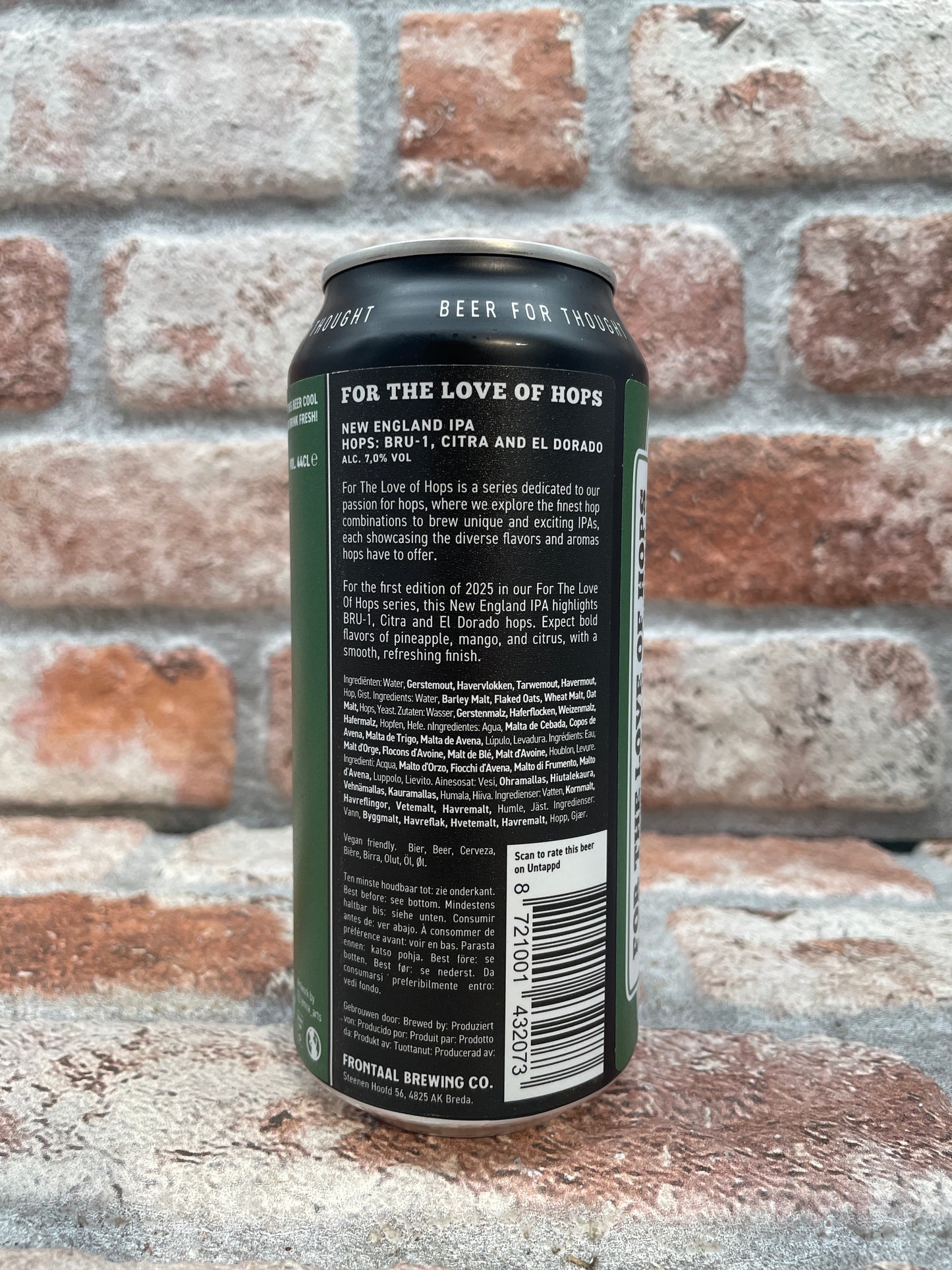 Frontal für die Ove von Hopfen 'Grün' NEIPA - 44 CL