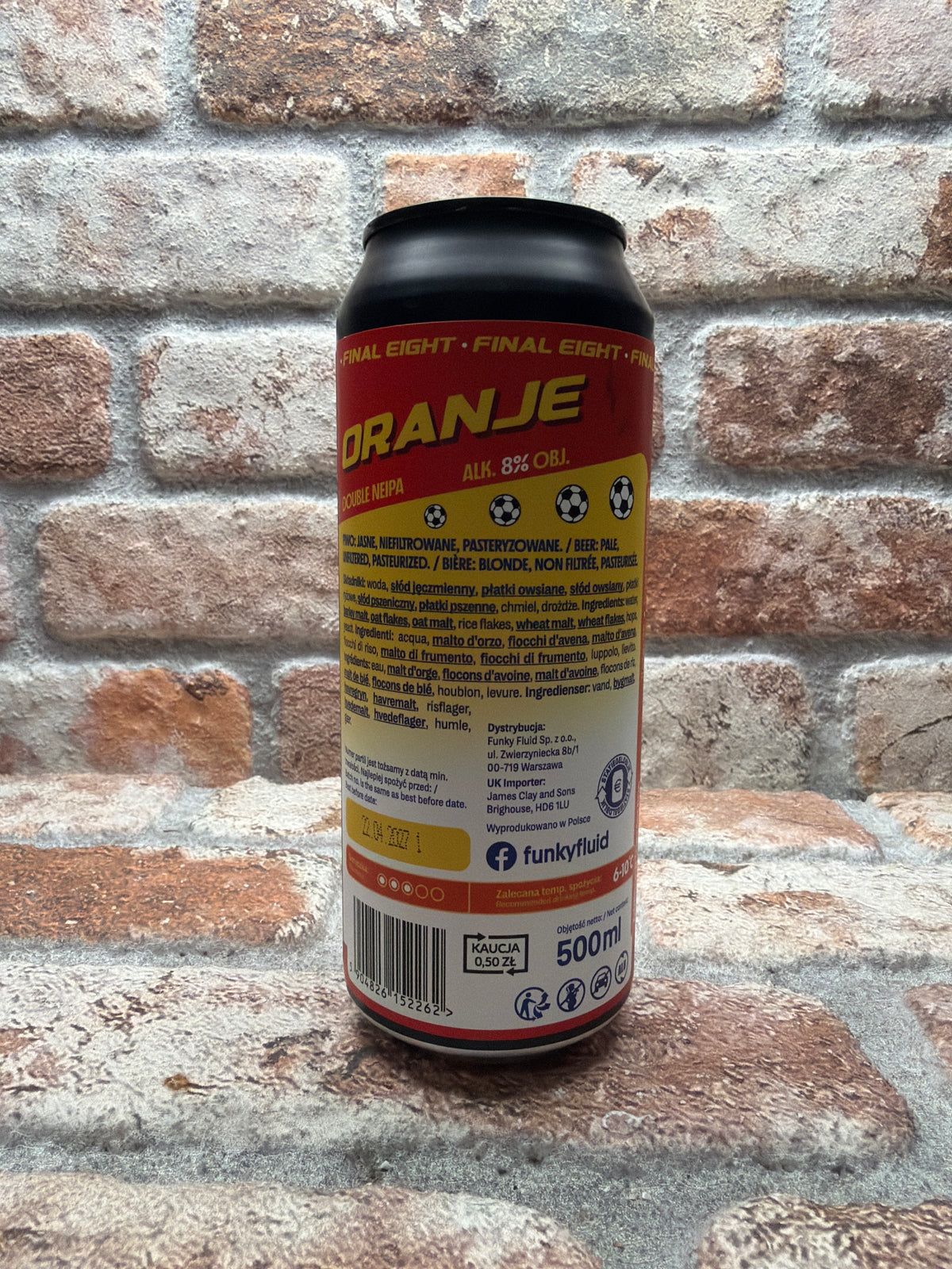 Funky Fluid Oranje (Final Eight - Netherlands) IPA - 50 CL
