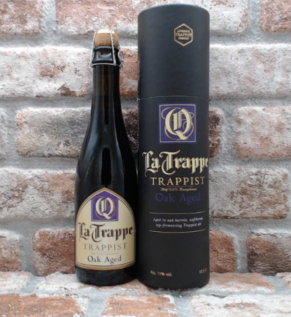 La Trappe Quadrupel Oak Aged Batch 43 - Met koker 2021 - 37.5 CL