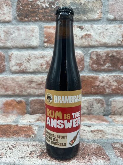 Brambrass Rum ist die Antwort Stout – 33 cl