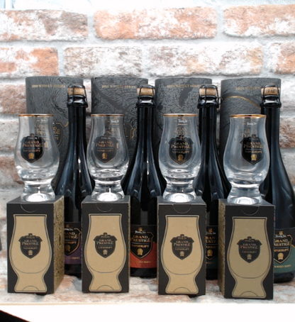 Hertog Jan Grand Prestige Vatgerijpt Whisky Editie Volledige Set 2020 - 75 CL