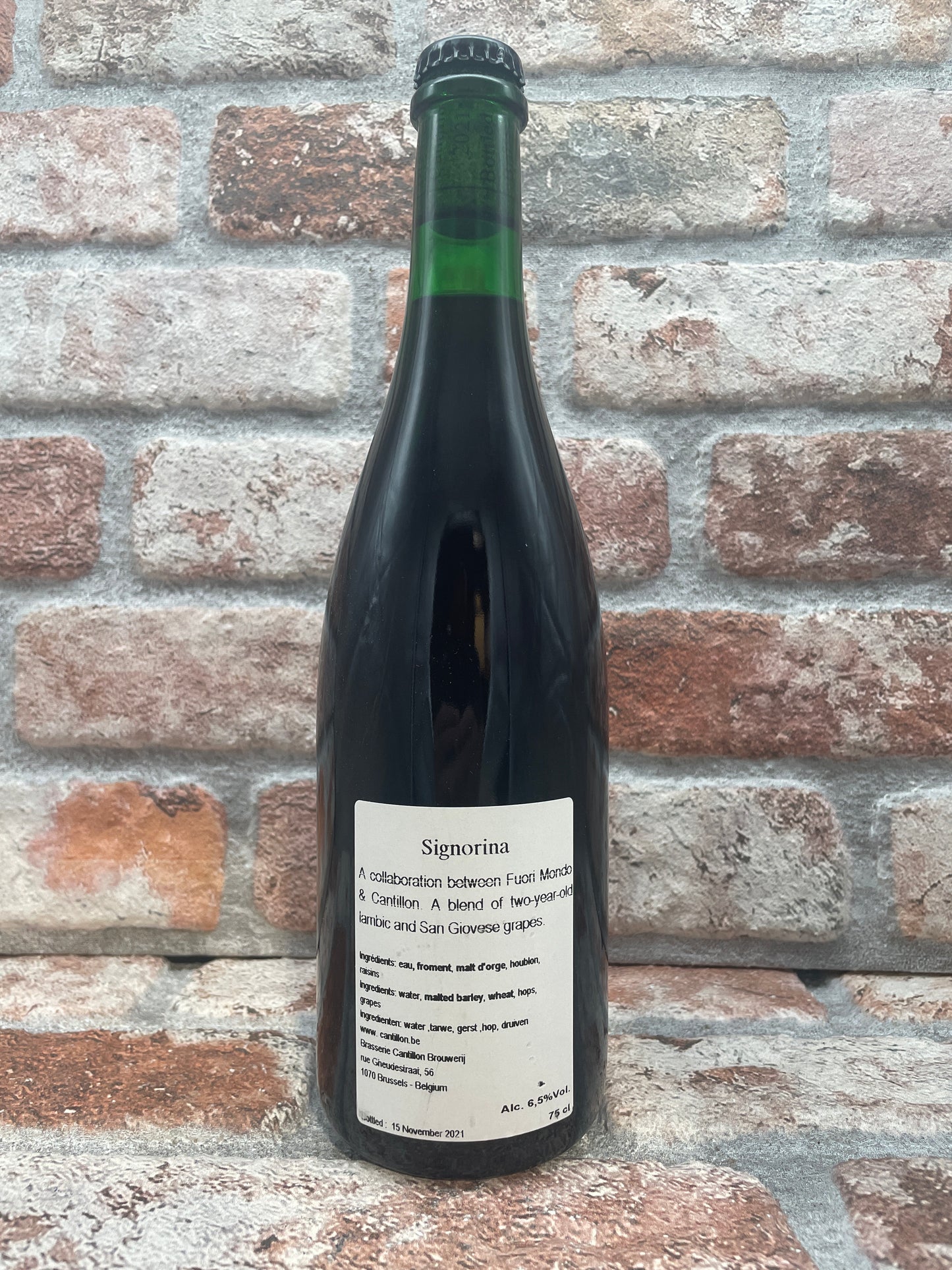Cantillon Signorina 2021 Lambiek/Geuze - 75 CL