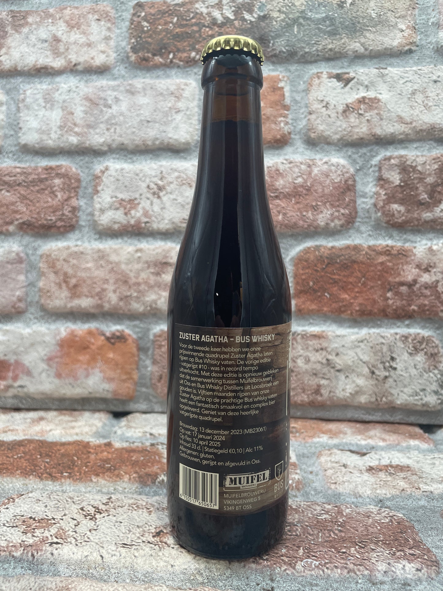 Muifel Brewery Barrel-Aged #17 Sister Agatha Bus Whisky Quadrupel – 33 CL
