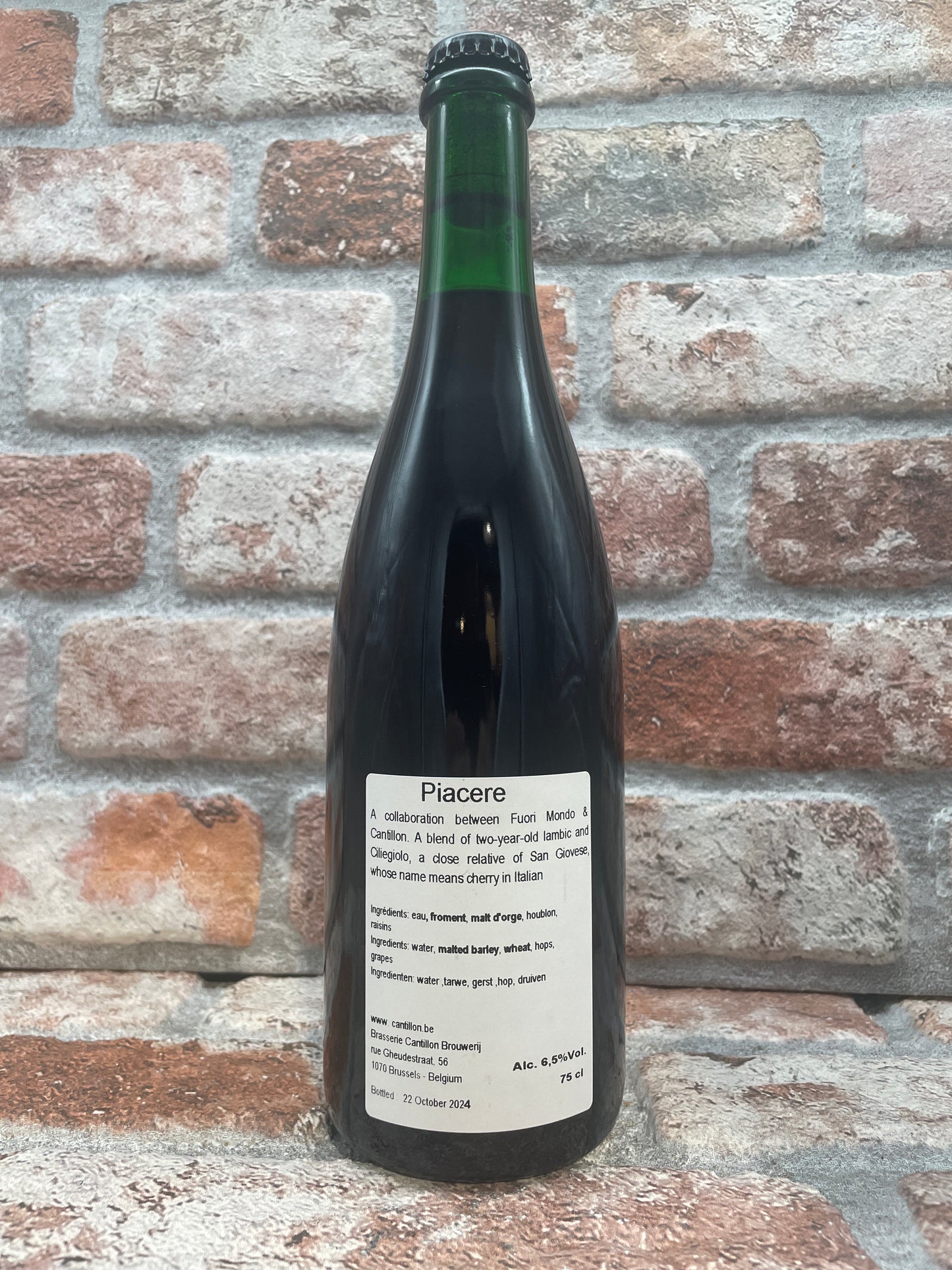 Cantillon Piacere 2024 Lambic/Geuze - 75 CL