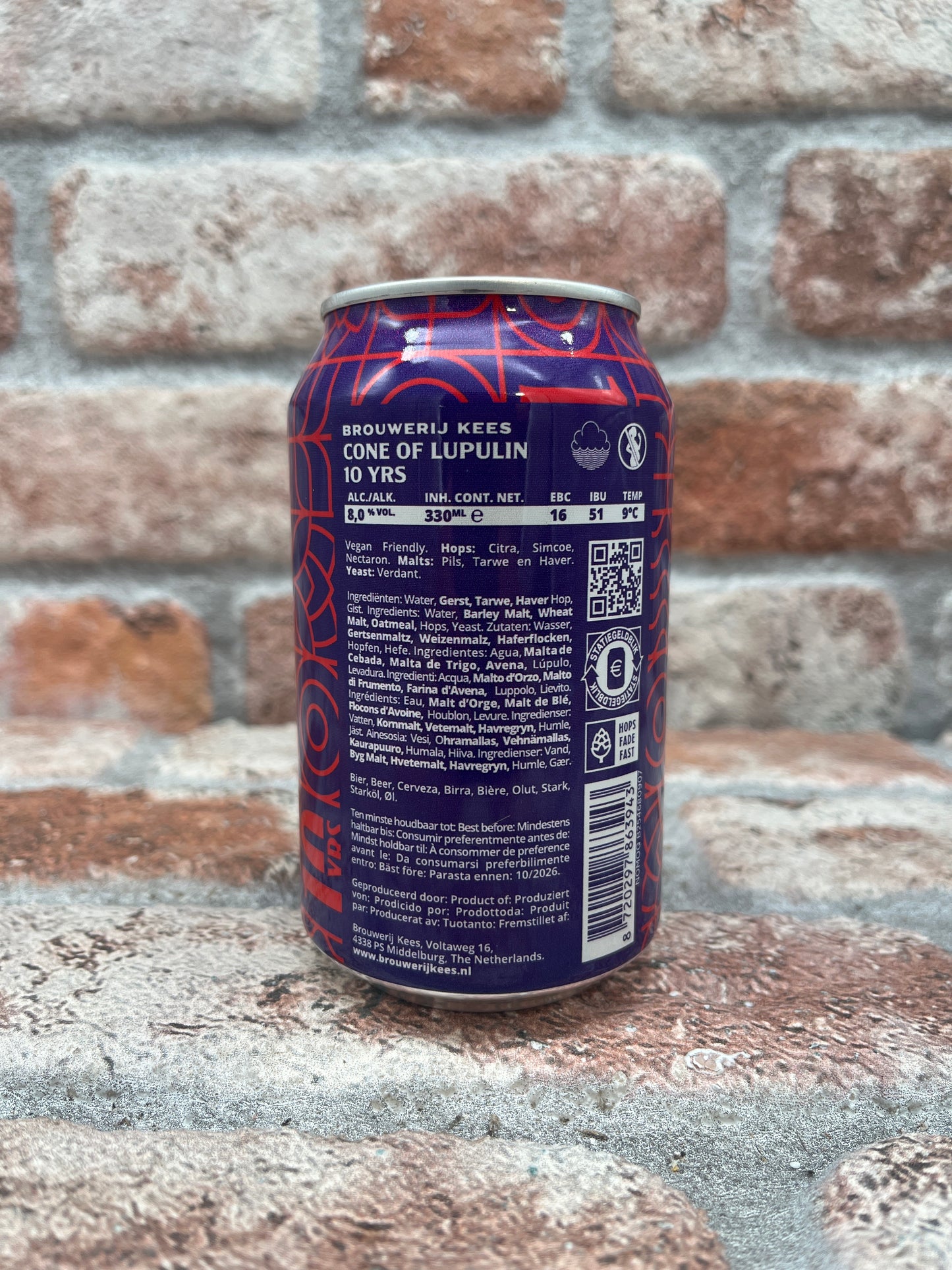 Brauerei Kees Cone Of Lupulin DIPA - 33 CL