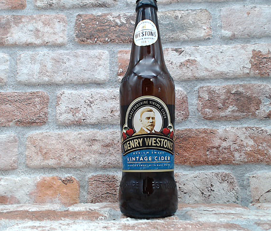 Henry Westons Vintage Medium Dry Cider - 50 CL