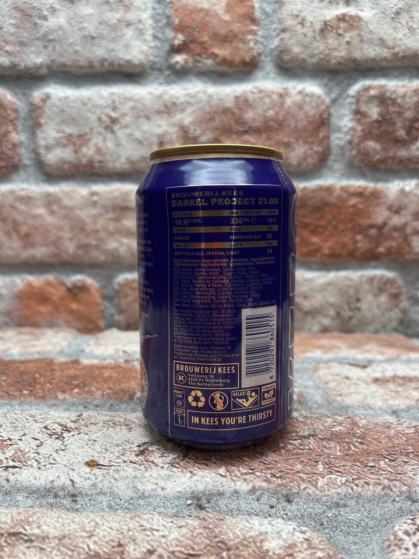 Brauerei Kees Barrel Project 21.08 Barleywine - 33 cl