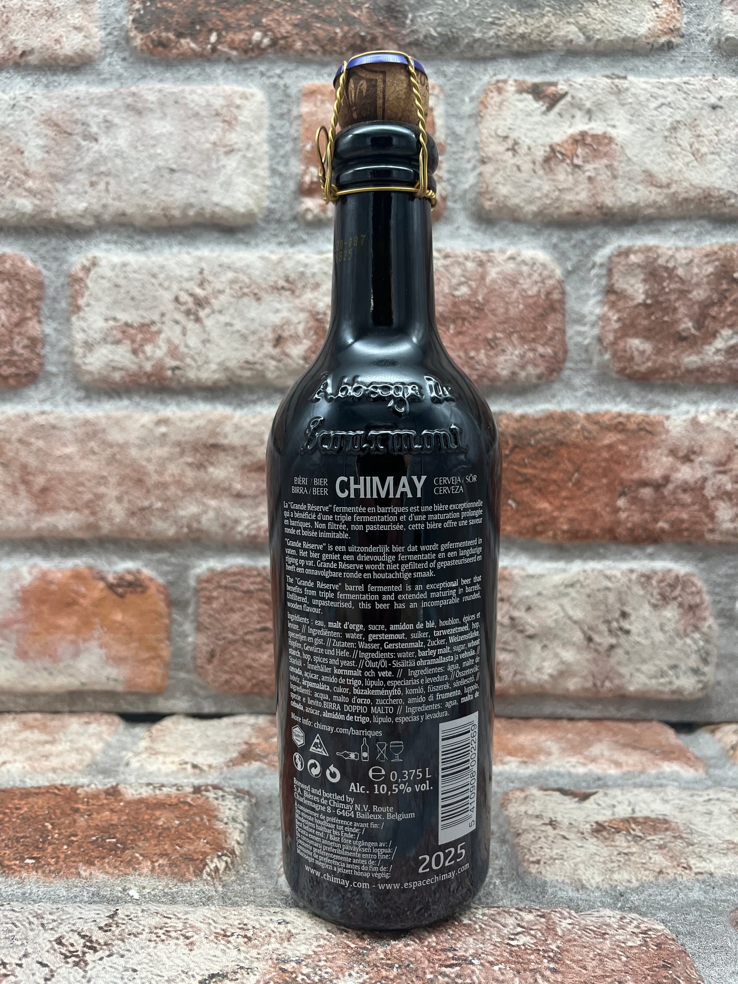 Chimay Grande Réserve Fermentee En Barriques - Chene Francais, Chene Américain, Armagnac (02/2020) Quadrupel - 37,5 CL