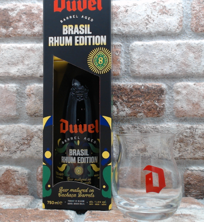 Duvel Barrel Aged Badge #8 Brazil Rum Edition Including. Glas - 75 CL