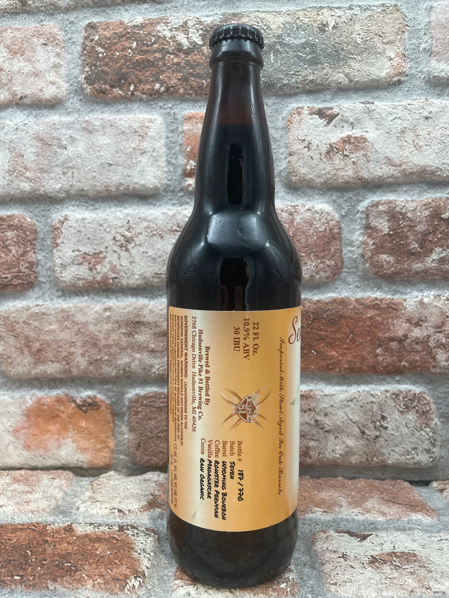Pike 51 Sensual Bean Batch Seven (Wyoming Bourbon) 2017 Stout – 65 cl
