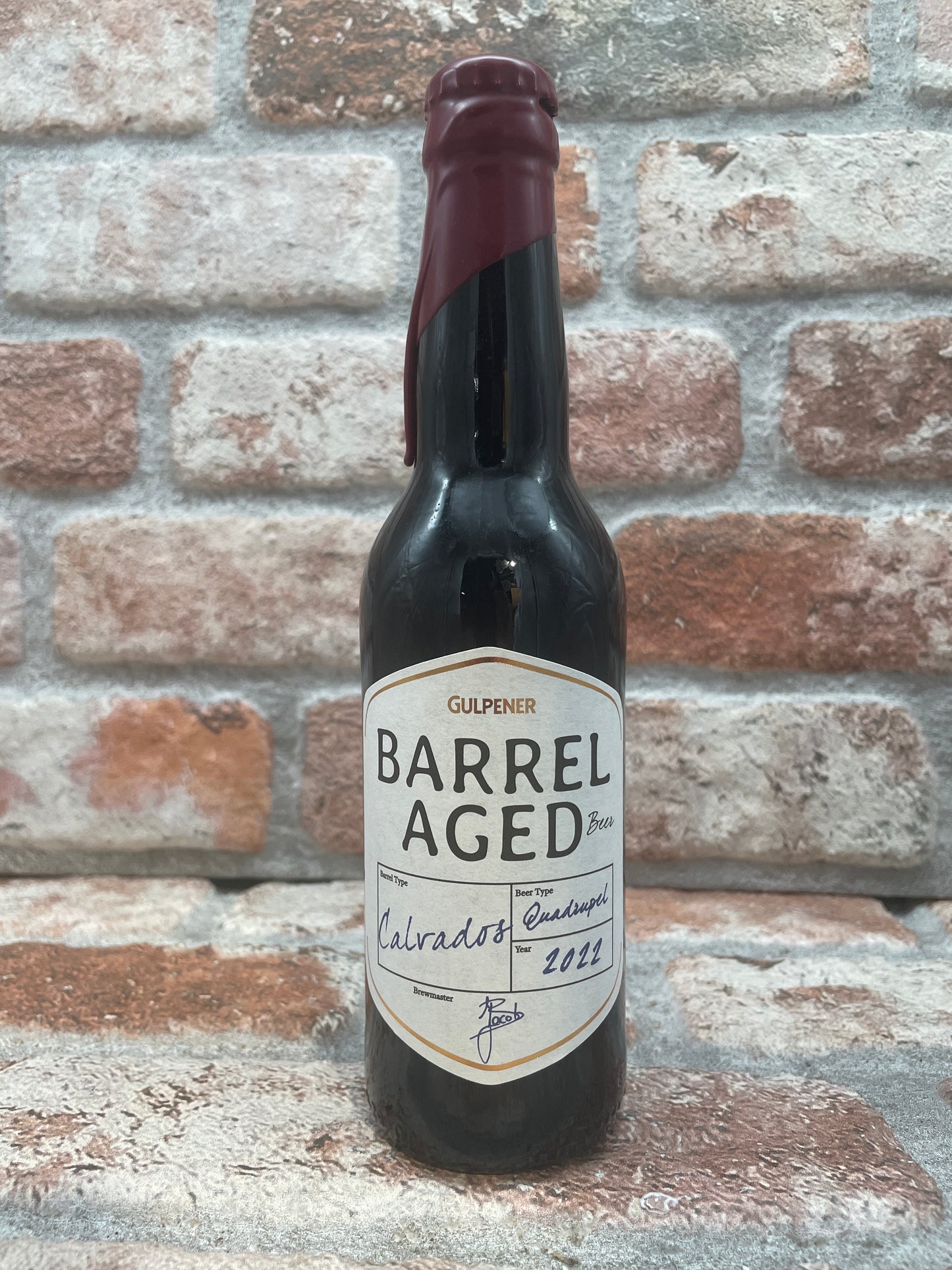 Gulpener Barrel Aged Quadrupel _ Calvados 2022 Quadrupel - 33 CL