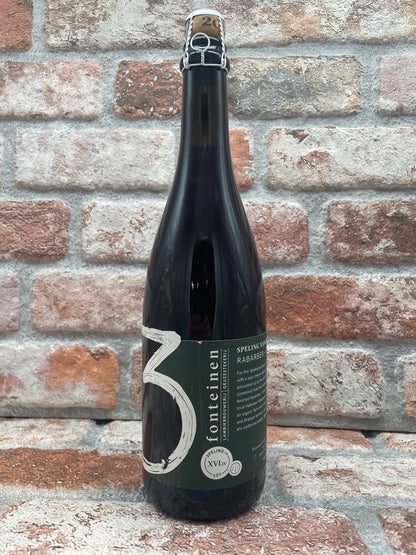 3 Fonteinen Speling Van Het Lot XVI.iv: Rabarber + Kriek 2021 Lambiek/Geuze - 75 CL