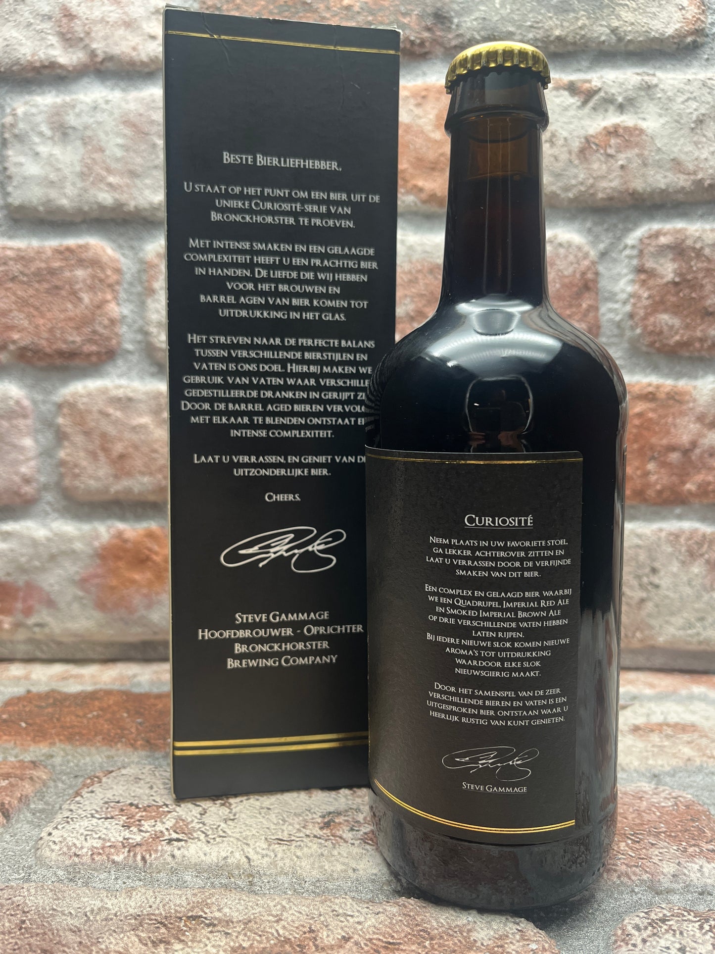 Bronckhorster Curiosité Series No.2 12/2021 (Barrel Blend) 2021 Quadrupel - 50 CL