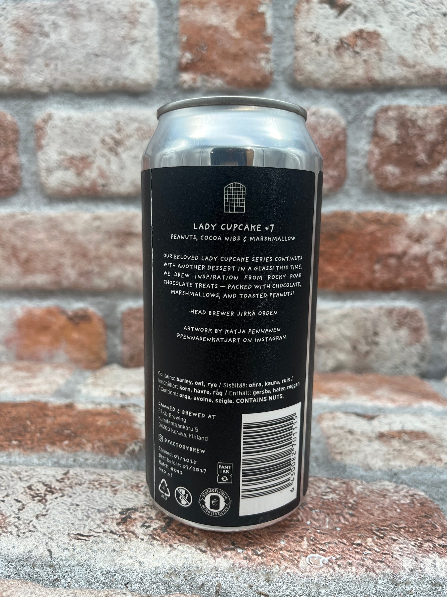 Factory Lady Cupcake #7 (Rocky Road) Stout - 44 CL