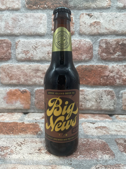 Goose Island Big News Barrel Aged Stout W/ Pecan And Coconut 2025 Stout - 35 CL