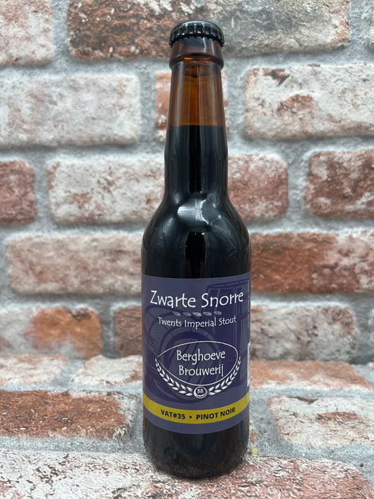 Berghoeve VAT#35 Zwarte Snorre Barrel Aged Pinot Noir Stout – 33 CL