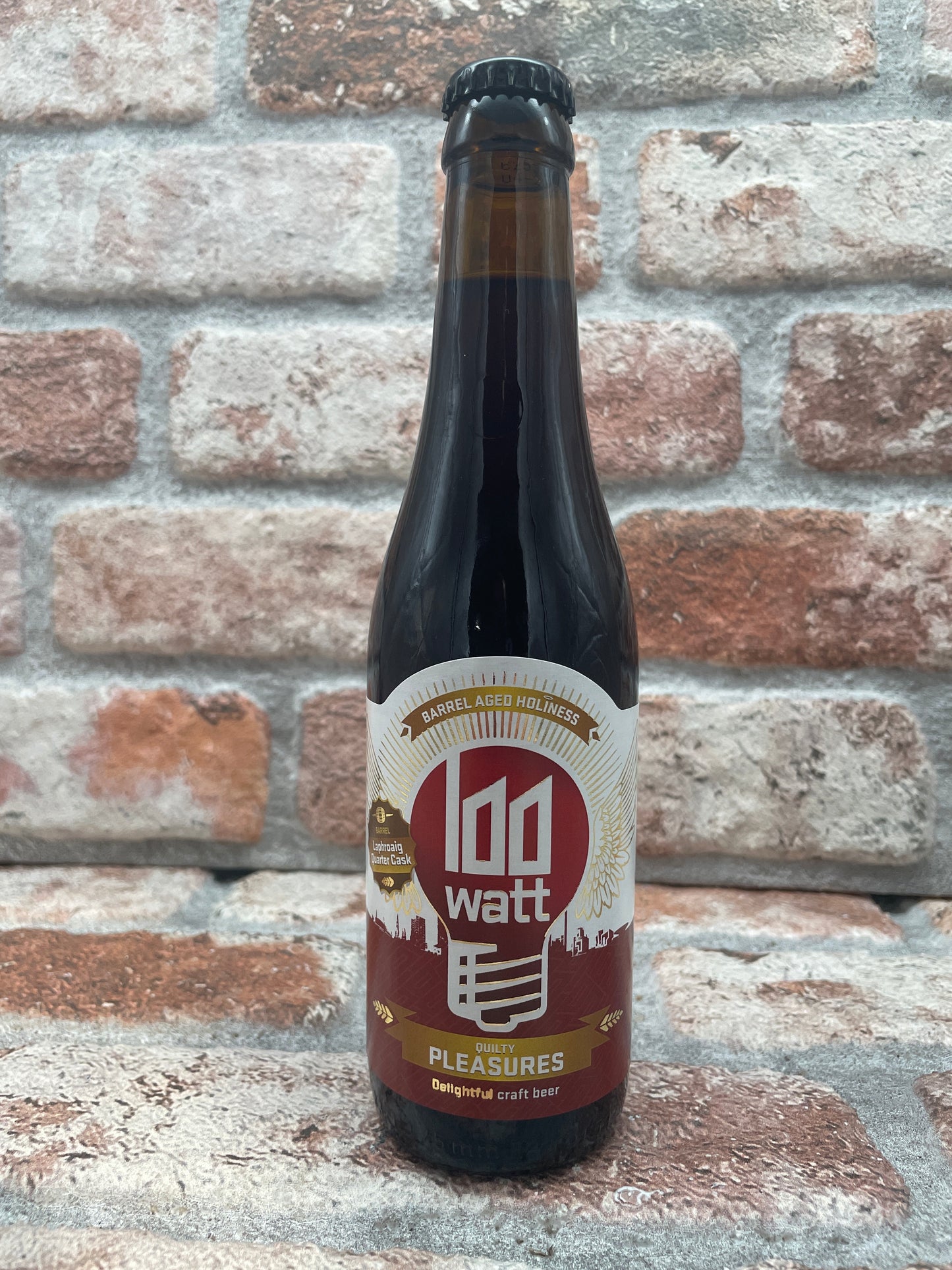 100 Watt Quilty Pleasures BA Laphroaig Quarter Cask Scotch Ale - 33 CL