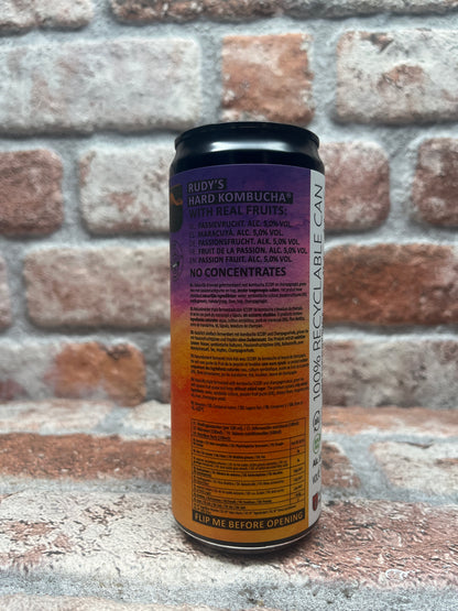 Rudy's Kombucha HARD Passionsfrucht-Kombucha - 33 CL