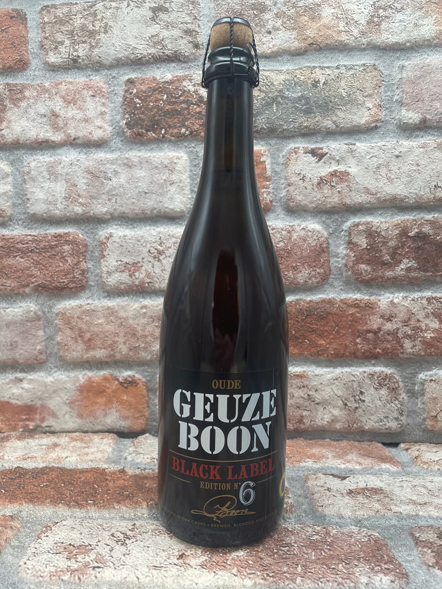 Boon Oude Geuze Boon Black Label Edition No 6 Lambiek/Geuze - 75 CL
