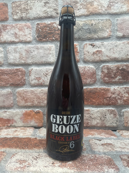 Boon Oude Geuze Boon Black Label Edition No 6 Lambiek/Geuze - 75 CL