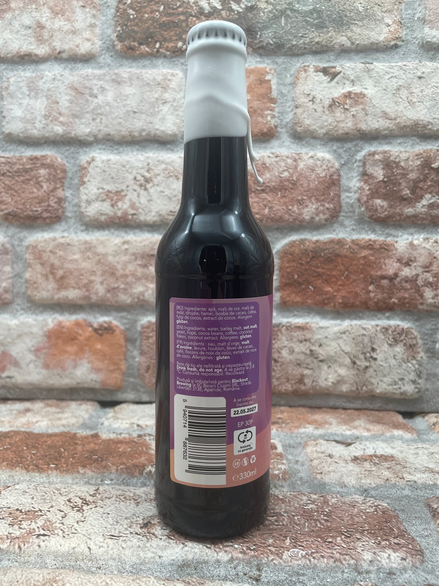Blackout Brewing Anti-Cake BA Französische Antillen Rum Stout – 33 cl
