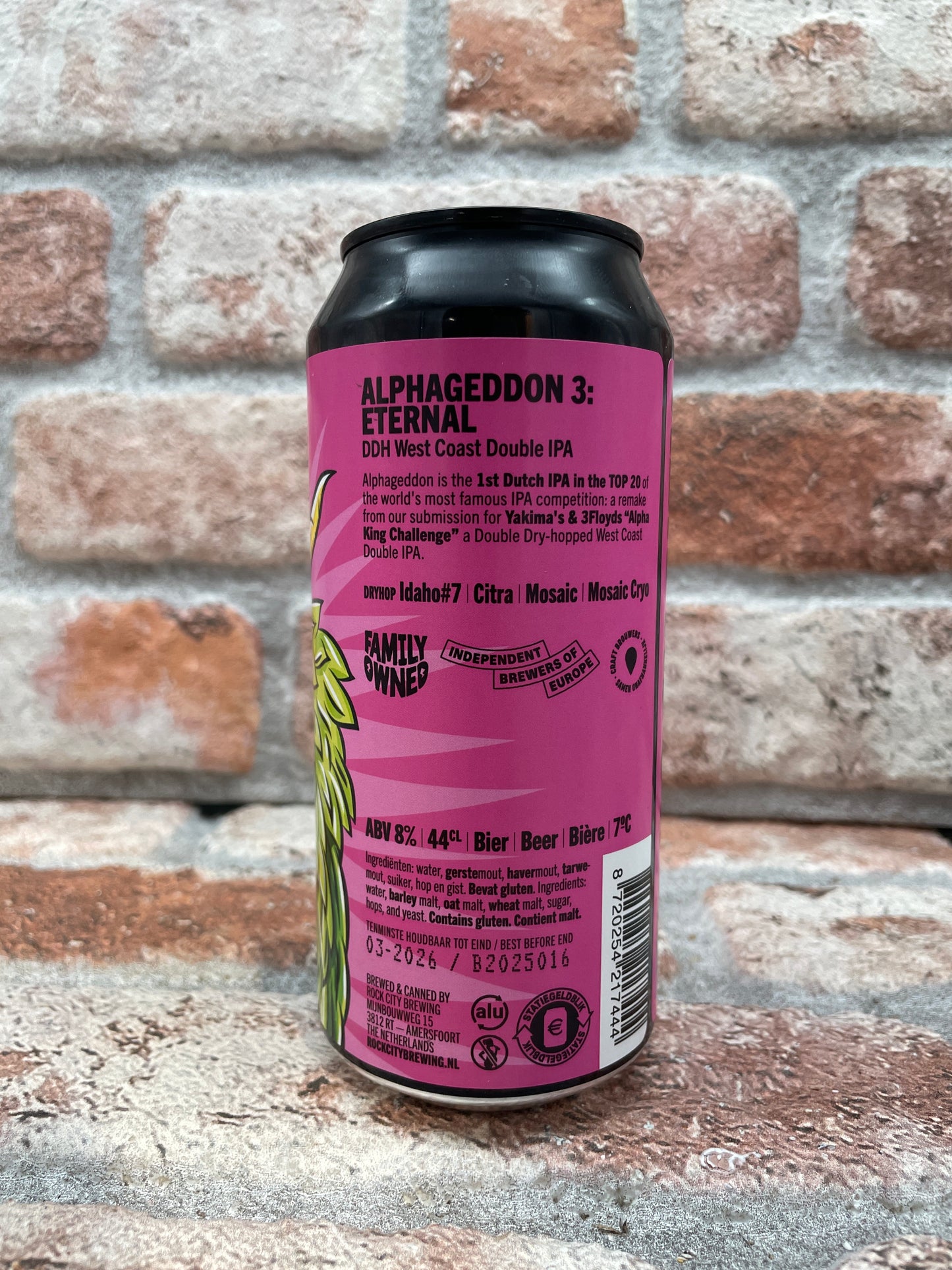 Rock City Alphageddon 3: Eternal DDH Westcoast DIPA – 44 CL