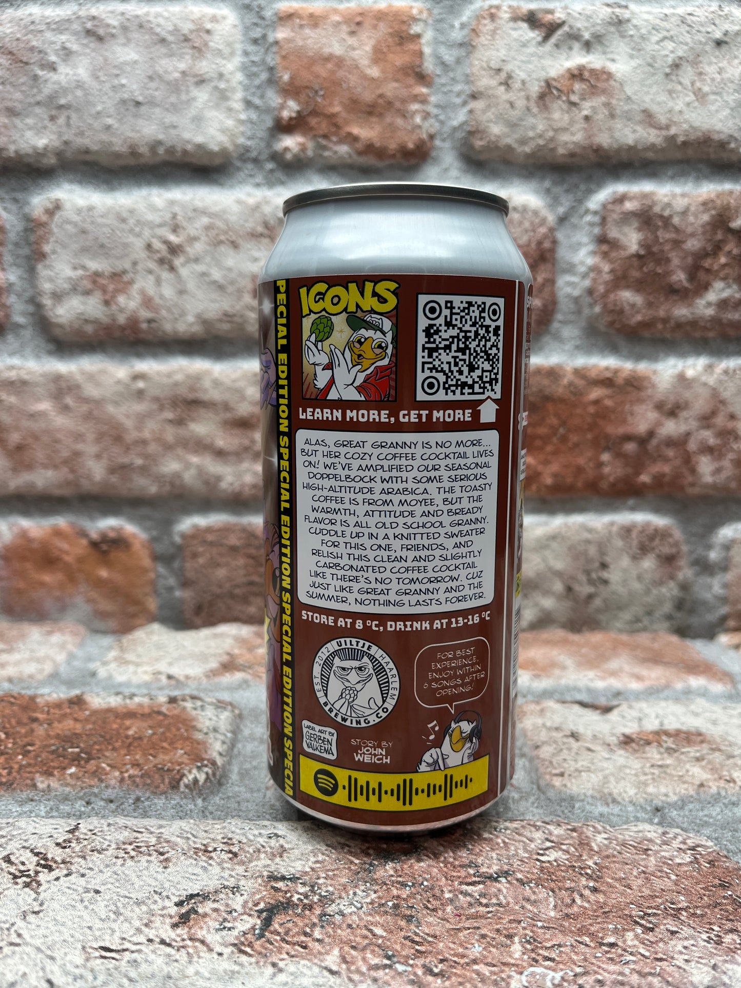 Uiltje Brewing Company Great Granny's Cozy Coffee Cocktail Bock – 44 cl